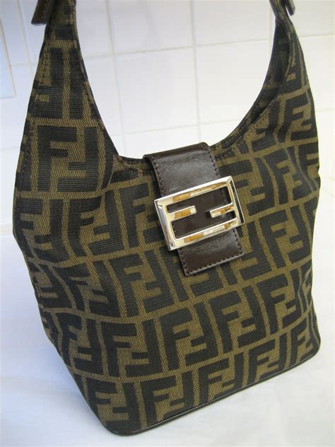 vintage fendi zucca tote|vintage Fendi bags authentic.